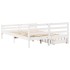 Estructura de cama sin colchón madera maciza de pino 160x200