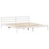 Cama sin colchón madera maciza de pino blanca 180x200