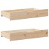 Estructura de cama sin colchón madera maciza de pino 160x200