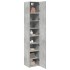 Armario estrecho madera ingeniería gris hormigón 40x42,5x225