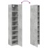 Armario estrecho madera ingeniería gris hormigón 40x42,5x225