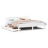 Estructura de cama cajones madera maciza pino blanco 180x200