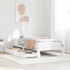 Estructura cama con cajones madera maciza pino blanco 90x200