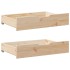 Estructura de cama con cajones madera maciza pino 120x190