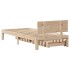 Estructura de cama con cajones madera maciza pino 90x190