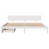 Estructura de cama cajones madera maciza pino blanco 180x200