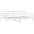 Sofá cama con cajones madera maciza de pino blanco 90x200