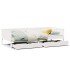 Sofá cama con cajones madera maciza de pino blanca 90x190