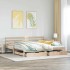 Sofá cama nido con cajones sin colchón 80x200