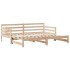 Sofá cama nido con cajones sin colchón 80x200