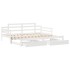Sofá cama nido con cajones sin colchón blanco 80x200