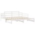 Sofá cama nido con cajones sin colchón blanco 80x200