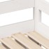 Sofá cama nido con cajones sin colchón blanco 80x200