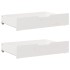 Sofá cama nido con cajones sin colchón blanco 80x200