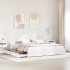 Cama sin colchón madera maciza de pino blanca 180x200