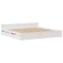 Cama sin colchón madera maciza de pino blanca 180x200