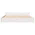 Cama sin colchón madera maciza de pino blanca 180x200