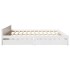 Cama sin colchón madera maciza de pino blanca 180x200