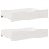 Estructura de cama sin colchón madera de pino blanco 135x190