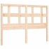 Estructura de cama de matrimonio con cabecero madera