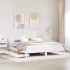 Estructura de cama con cajones madera maciza de pino 200x200