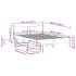 Estructura cama con cajones madera de pino maciza 140x200