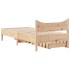 Estructura de cama con cajones madera maciza pino 90x190