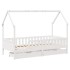 Estructura de cama para niños con cajones madera pino 80x200
