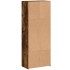 Armario archivador madera ingeniería roble ahumado 60x32x153