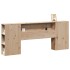 Cabecero de cama con almacenaje madera maciza de pino 180