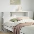 Cabecero de cama almacenaje madera maciza pino blanco 120