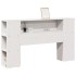 Cabecero de cama almacenaje madera maciza pino blanco 120