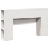 Cabecero de cama almacenaje madera maciza pino blanco 120