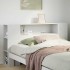 Cabecero de cama almacenaje madera maciza pino blanco 150