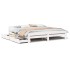 Cama sin colchón madera maciza de pino blanca 180x200