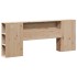Cama con estantería sin colchón madera maciza 200x200