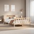 Cama con estantería sin colchón madera maciza de pino