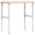Banco de trabajo rectangular madera maciza 100x60x(73-99,5)