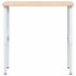 Banco de trabajo rectangular madera maciza 100x60x(73-99,5)
