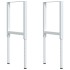 Banco de trabajo rectangular madera maciza 100x60x(73-99,5)