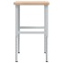 Banco de trabajo rectangular madera maciza 100x60x(73-99,5)