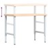 Banco de trabajo rectangular madera maciza 100x60x(73-99,5)