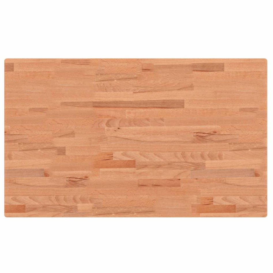 Banco de trabajo rectangular madera maciza 100x60x(71,5-98)