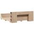 Estructura de cama sin colchón madera maciza de pino 200x200