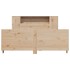 Estructura de cama sin colchón madera maciza de pino 160x200