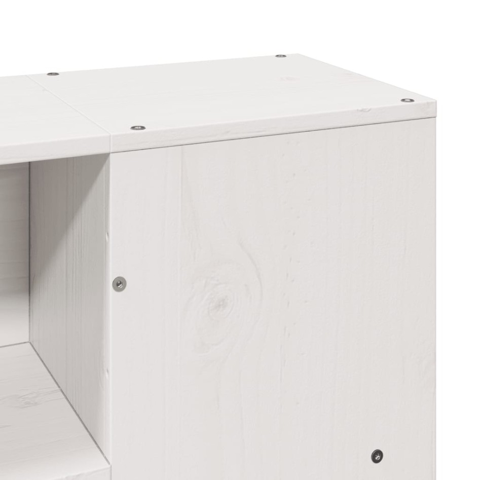 Estructura de cama sin colchón madera maciza de pino 160x200