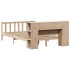 Cama con estantería sin colchón madera maciza de pino