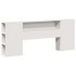 Estructura de cama sin colchón madera maciza blanca 200x200