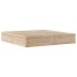 Estructura de cama sin colchón madera maciza de pino 180x200