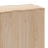 Estructura de cama sin colchón madera maciza de pino 180x200